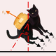 Illustration for article titled Cat+Toast=Anti-Gravity